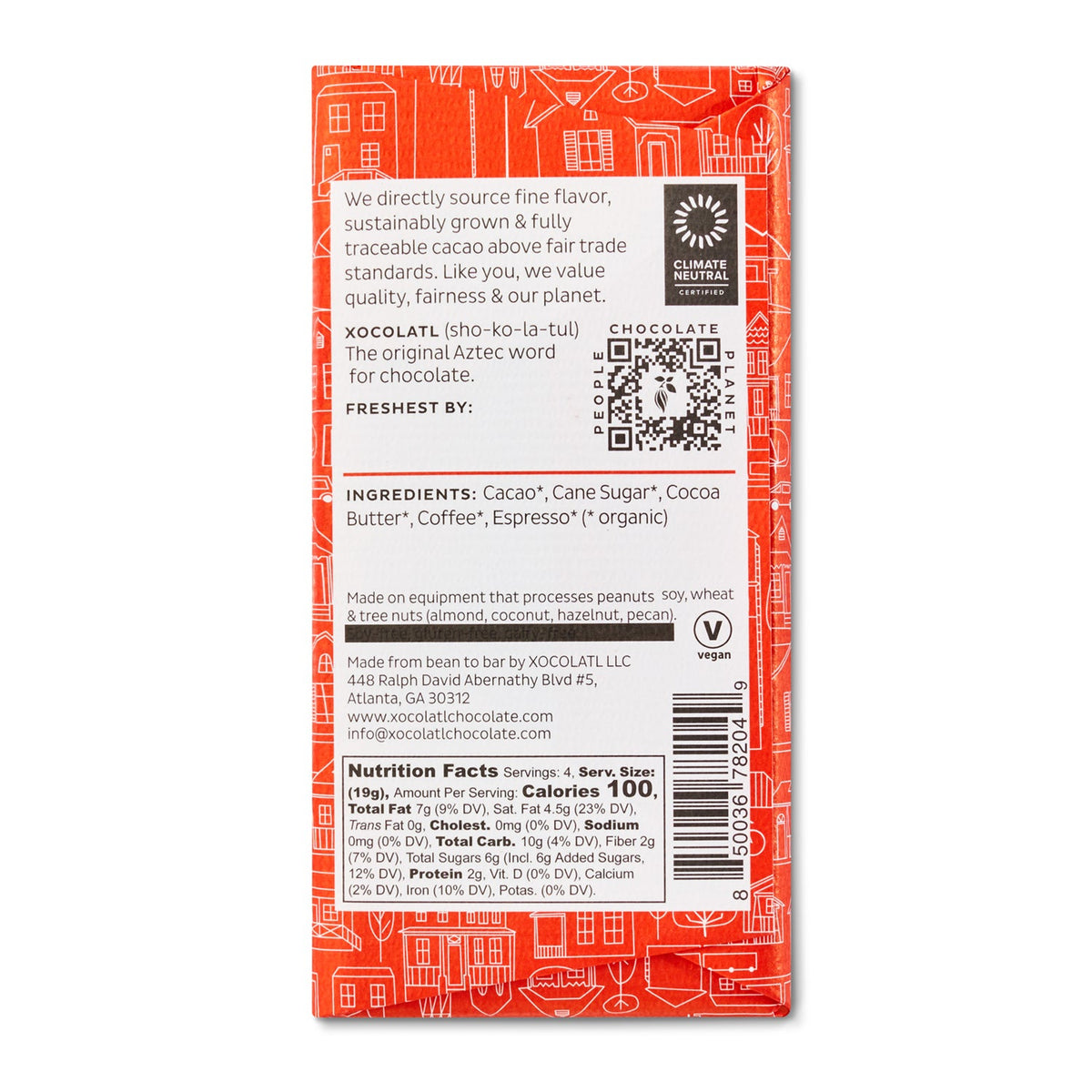 Wide-Eyed Espresso Chocolate Bar