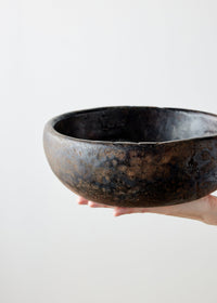 Vintage Iroko Wood Bowl