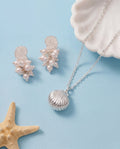 Salt + Sea 'Seashells Are Love Letters In The Sand' Seashell Locket Pendant 7