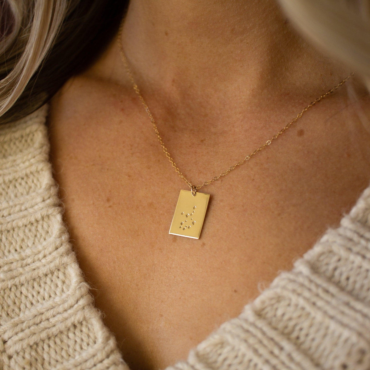 Amelia Zodiac Constellation Necklace