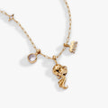 Aquarius Zodiac Charm Cluster Necklace 4
