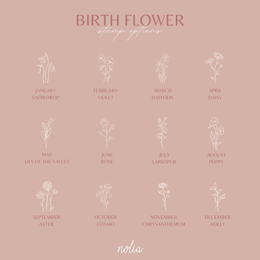 Birth Flower Charm • Add On
