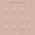 Birth Flower Necklace 10