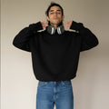Black Oversized Sweatshirt 3
