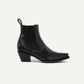 The Sandra Boot in Black Patent Leather 1
