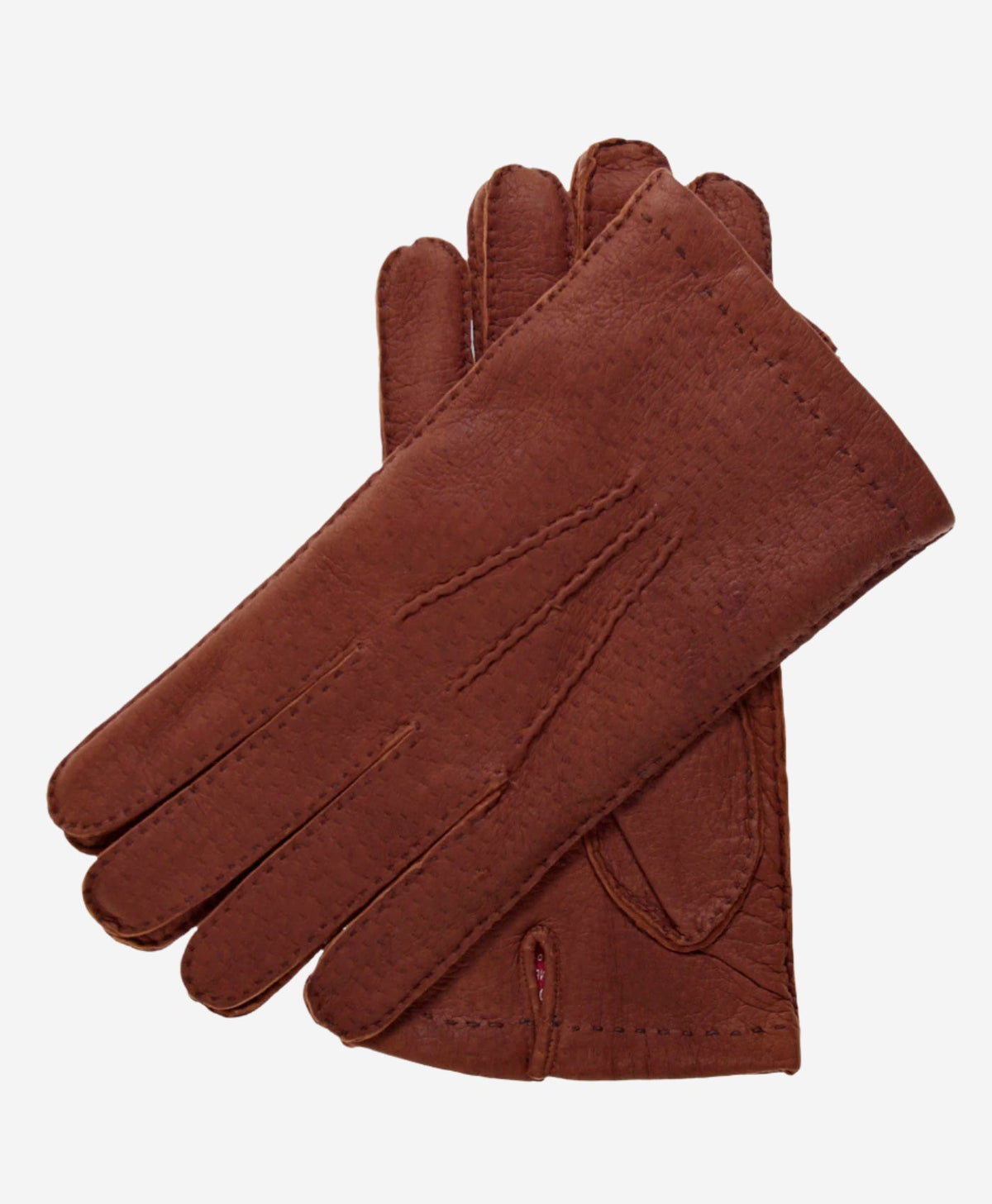CA0393 (cork) - Men's Italian cashmere lined peccary gloves
