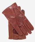 CA3198 (cork) - Handsewn Italian carpincho men's driving gloves 5