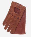 CA3198 (cork) - Handsewn Italian carpincho men's driving gloves 2