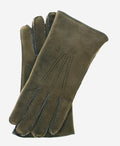 CA3466 (pine) - Men's Italian handsewn sueded lamb shearling gloves 1