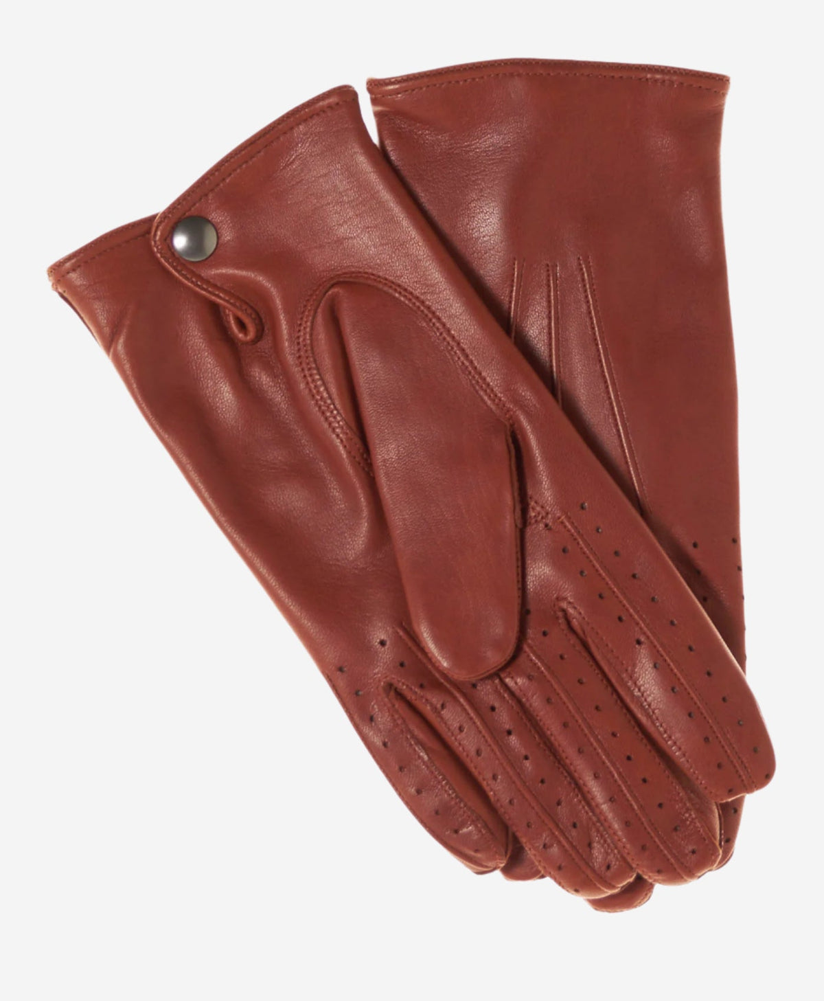 CA3630 (brown) - Men’s Italian lambskin winter driving gloves lined in cashmere