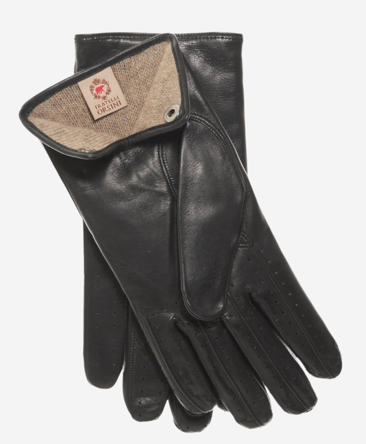 CA3630 (black) – Men’s Italian lambskin winter driving gloves lined in cashmere