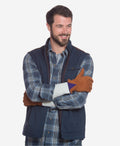 CA3646 (cork) - Men’s Italian carpincho cashmere-lined dress gloves 4