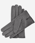CA3951 (grey) – Men’s Italian suede dress gloves with cashmere lining 3