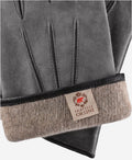 CA3951 (grey) – Men’s Italian suede dress gloves with cashmere lining 4