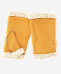 CA4163 (sunshine) - Women’s Italian lamb shearling fingerless gloves 1
