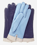 CA4384 (sky) - Women’s Italian peccary gloves with cashmere lining 3