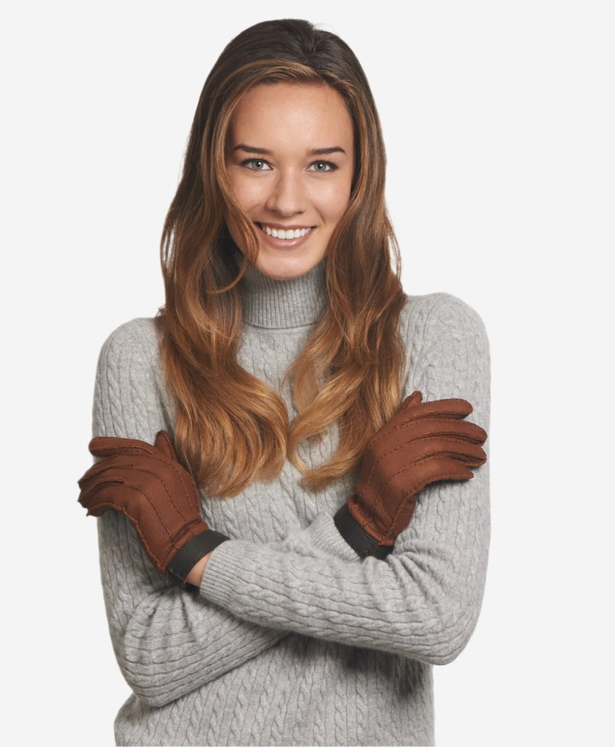CA4384 (cork) – Women’s Italian peccary gloves with cashmere lining
