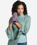 CA4538 (lilac) - Handsewn Italian carpincho women's dress gloves with cashmere lining 4