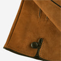 CA4941 (brown) - Women’s Italian handsewn suede gloves with cashmere lining and distinctive details 4