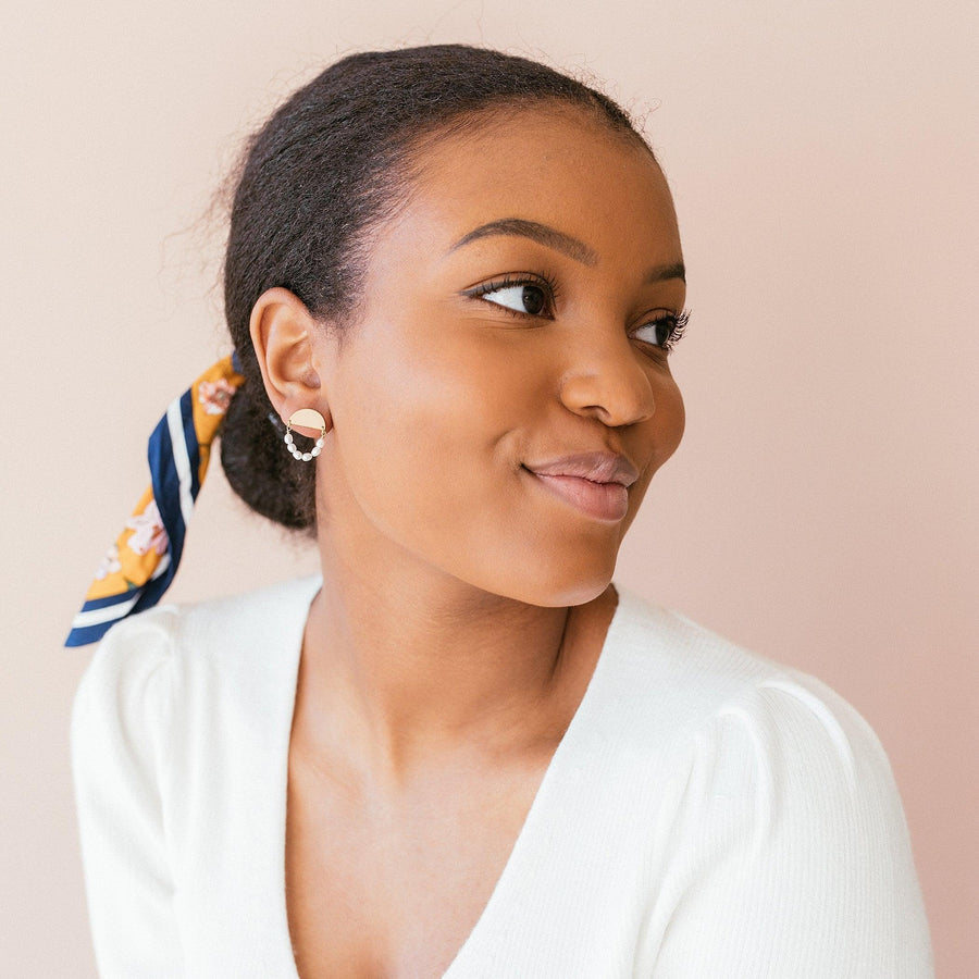 Camilla Pearl Stud Earrings