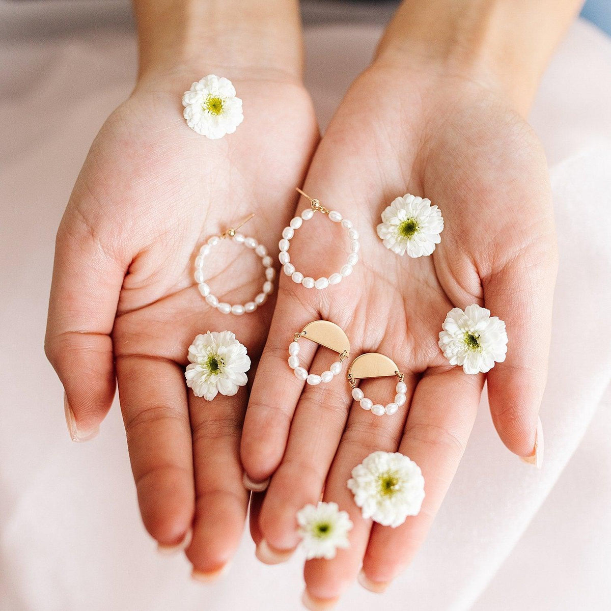 Camilla Pearl Stud Earrings