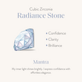 Intelligent Expression - White Enamel Aquarius Card Necklace 5
