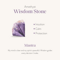 Harmonious Path Amethyst Peace Charm Gold Necklace 4