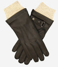 CC3115 (dark brown) - Men's Italian deerskin leather gloves with cashmere lining 1