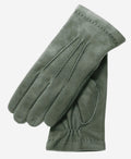 CC3117 (slate) - Men's Italian cashmere lined suede formal dress gloves 1