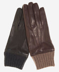 CC3502 (black) - Men’s Italian lambskin winter gloves with cashmere lining & extended wool cuff 2