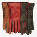 CC4213 (black/grey) - Women’s Italian cashmere lined gloves with buttons 5