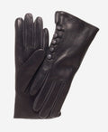 CC4213 (black/grey) - Women’s Italian cashmere lined gloves with buttons 1
