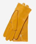 CC4301 (canary) - Women’s handsewn Italian cashmere lined leather gloves 2