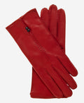CC4301 (red) - Women’s handsewn Italian cashmere lined leather gloves 1