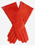 CC4879W4 (red) - “4-button length” Italian cashmere lined gloves with side zipper 2
