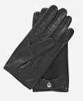 CD3466 (black) - Men’s Italian ventilated leather driving gloves 2