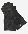 CD3466 (black) - Men’s Italian ventilated leather driving gloves 1