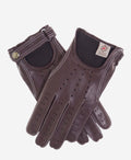 CD3528 (brown) -Men’s Italian leather driving gloves with cashmere lining 1