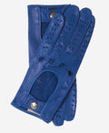 CD4010 (blue) - Women’s Italian leather driving gloves 2