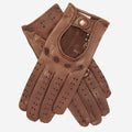 CD4010 (brown) - Women’s Italian leather driving gloves 1
