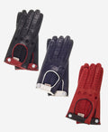 CD4134 (navy) - Women's Italian lambskin driving gloves 5