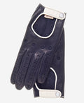 CD4134 (navy) - Women's Italian lambskin driving gloves 1