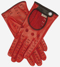 CD4134 (red) - Women's Italian lambskin driving gloves 1