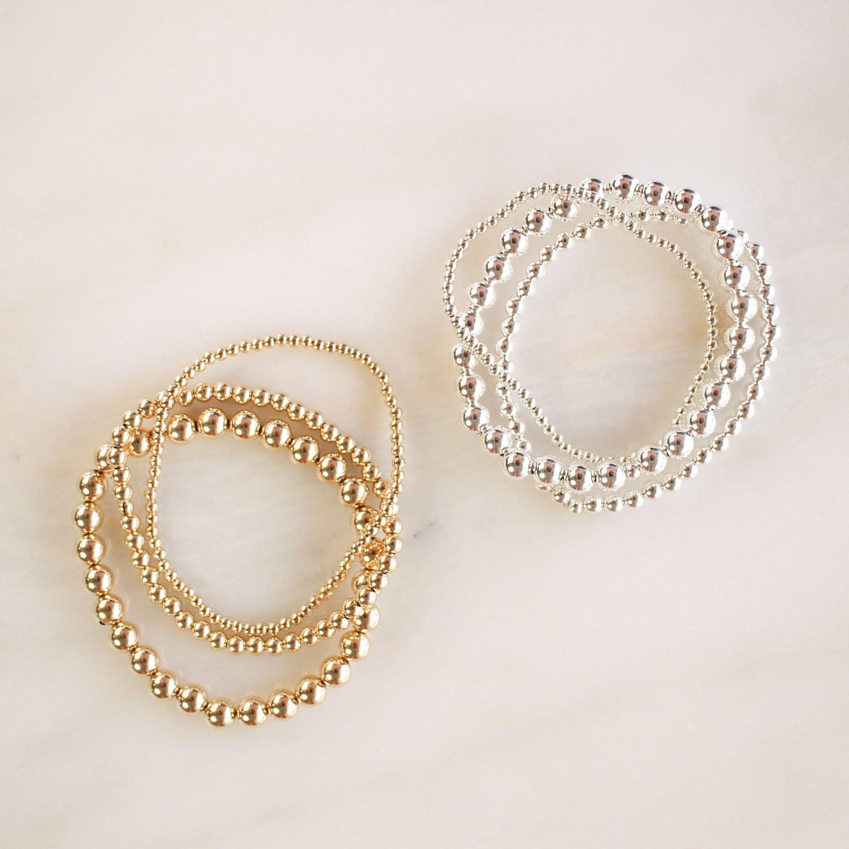 Chunky Beaded Stretch Bracelet