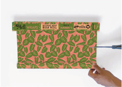 Beeswax Wrap Bulk Roll - Kalo Print