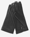 CR3303 (black) - Men’s Italian rabbit fur gloves with longer fingers 2