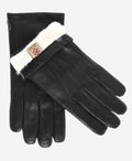CR3303 (black) - Men’s Italian rabbit fur gloves with longer fingers 1
