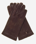 CS3550 (brown) - Men's Italian Silk Lined Lambskin Leather Gloves 1