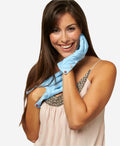 CS4312 (harbor) - Women's Italian Silk Lined Gloves with Buttons 6