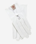 CS4362 (ivory) - Women's Italian Silk Lined Gloves with Center Button 1